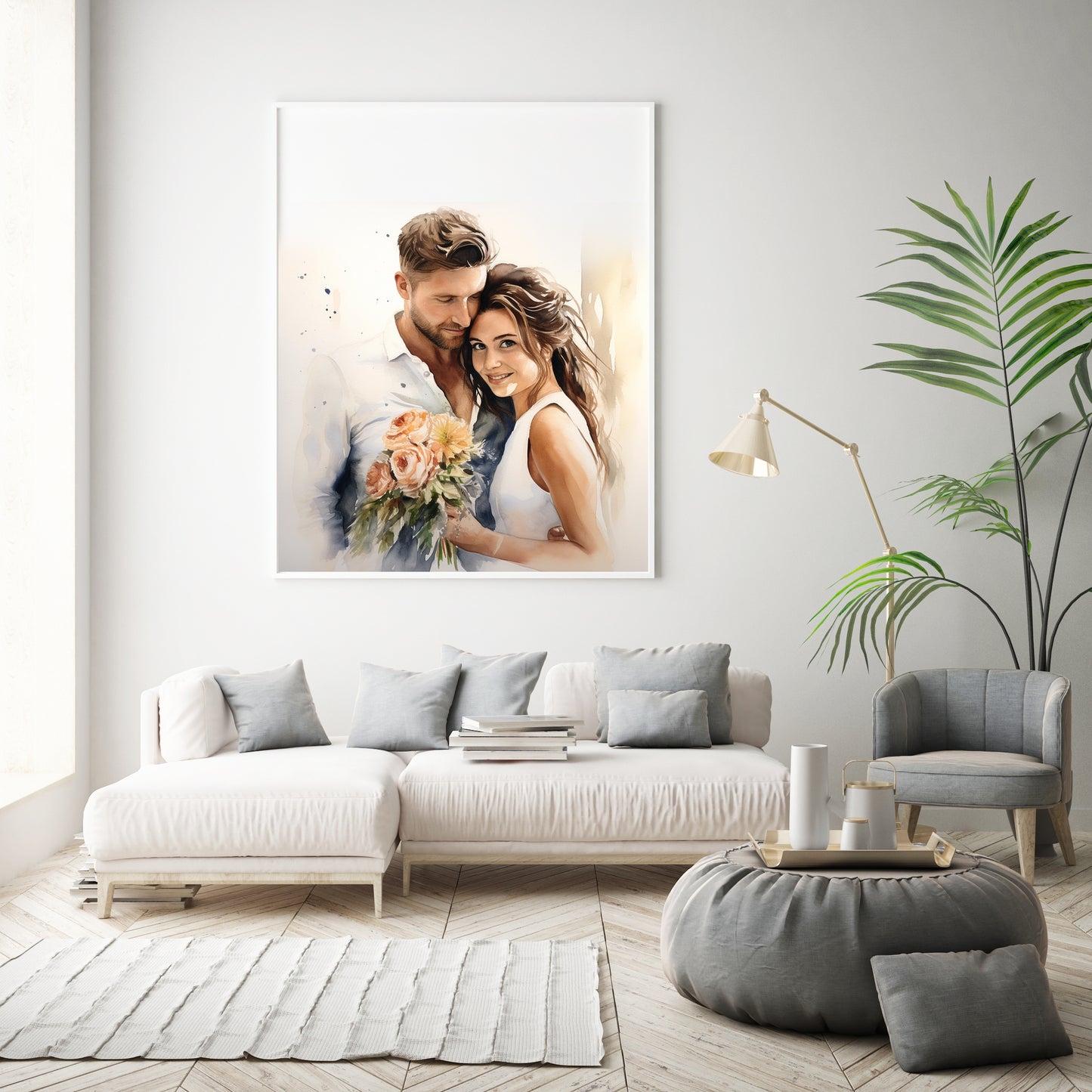 Wedding anniversary couple portrait