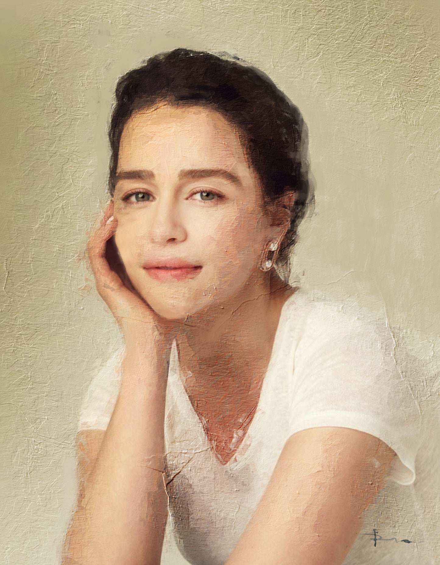 Portrait oil on canvas