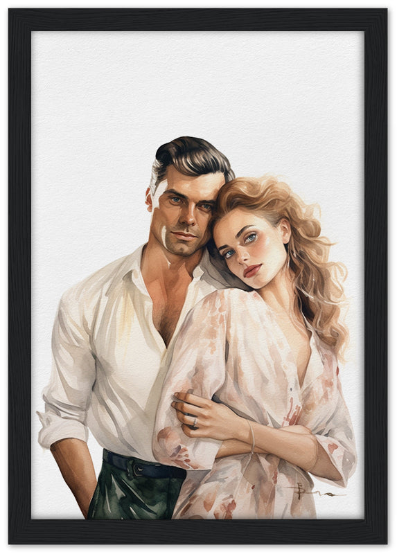 original watercolor portrait