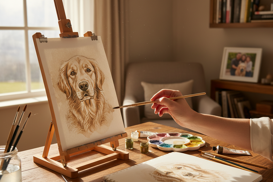 The Romalenaart Commission Process: What to Expect from Your Custom Pet Portrait