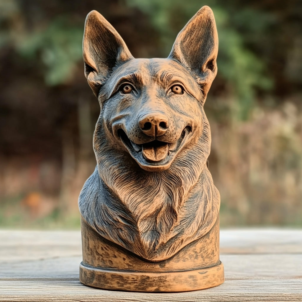 Sculpture dog bust