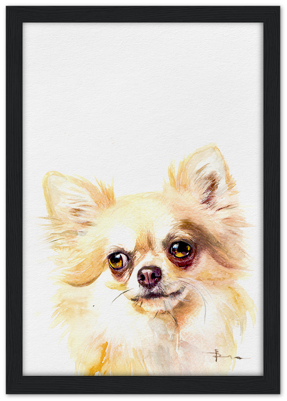 Watercolor Artwork of a dog 