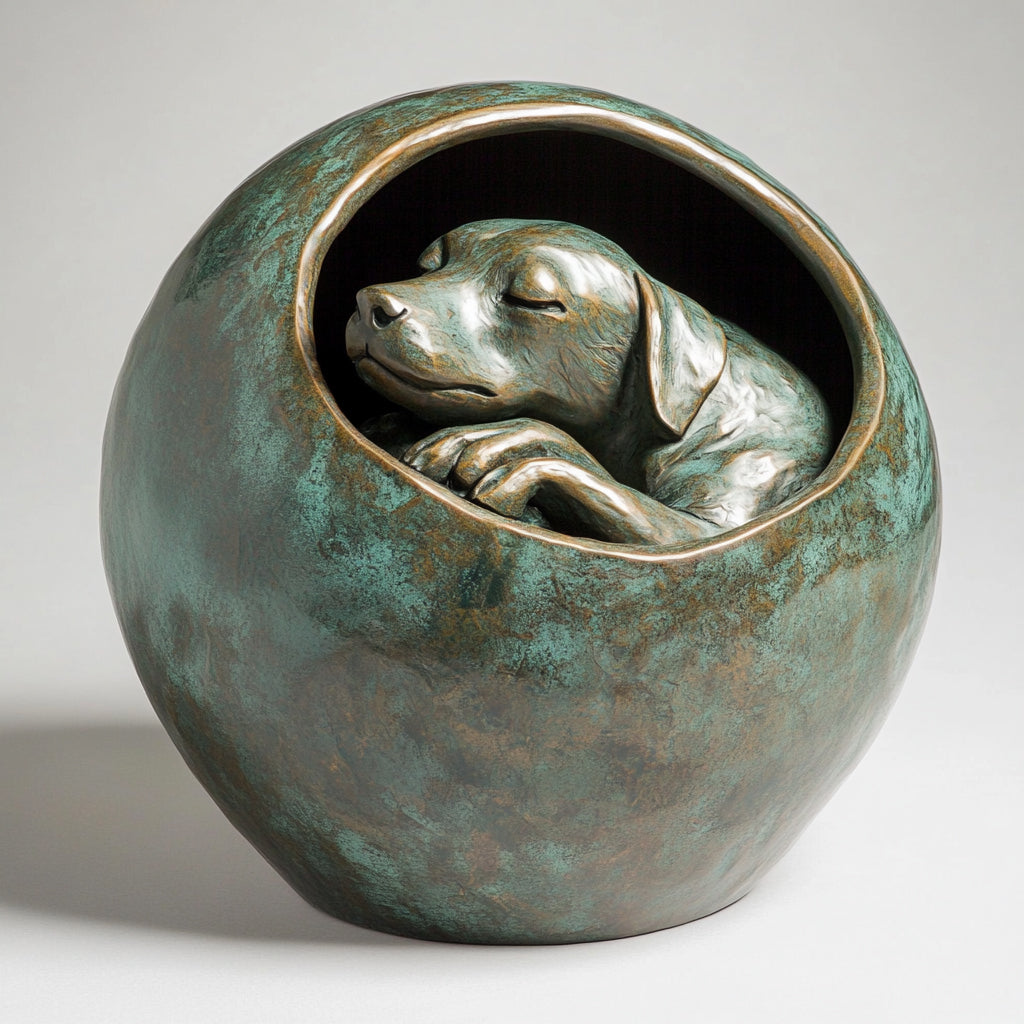Pet Sculpture from your photo | White Clay