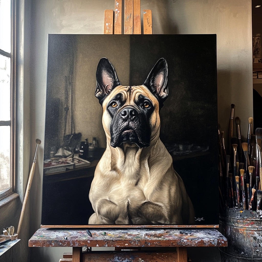 Pet portrait Original Masterpiece | Oil on Canvas