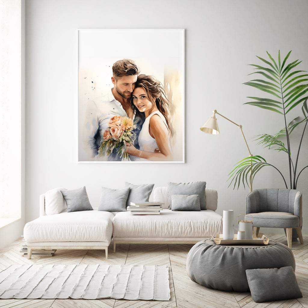 Wedding anniversary couple portrait 