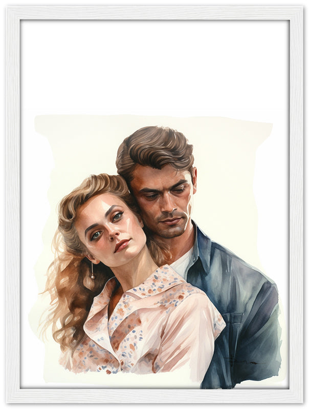Custom Watercolor Family Portrait from you photo