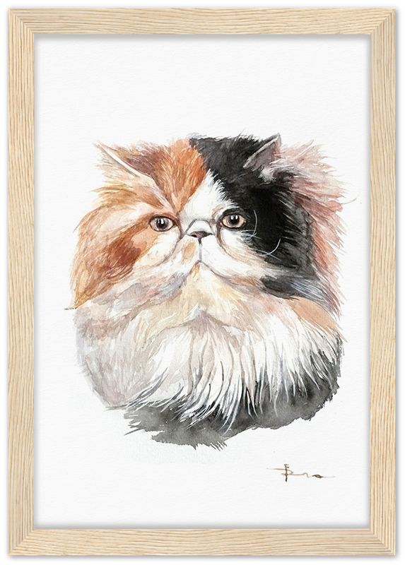 Watercolor Pet Portrait from your photo