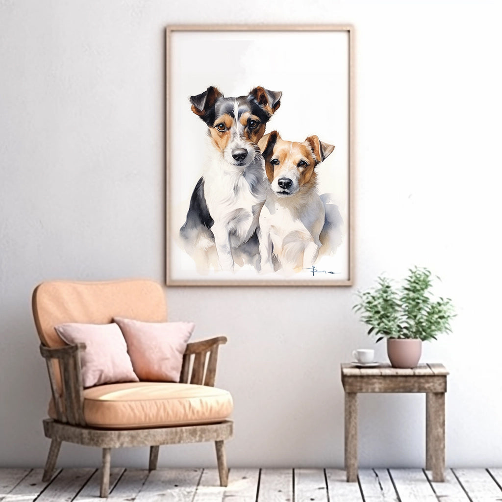 Custom dog portrait