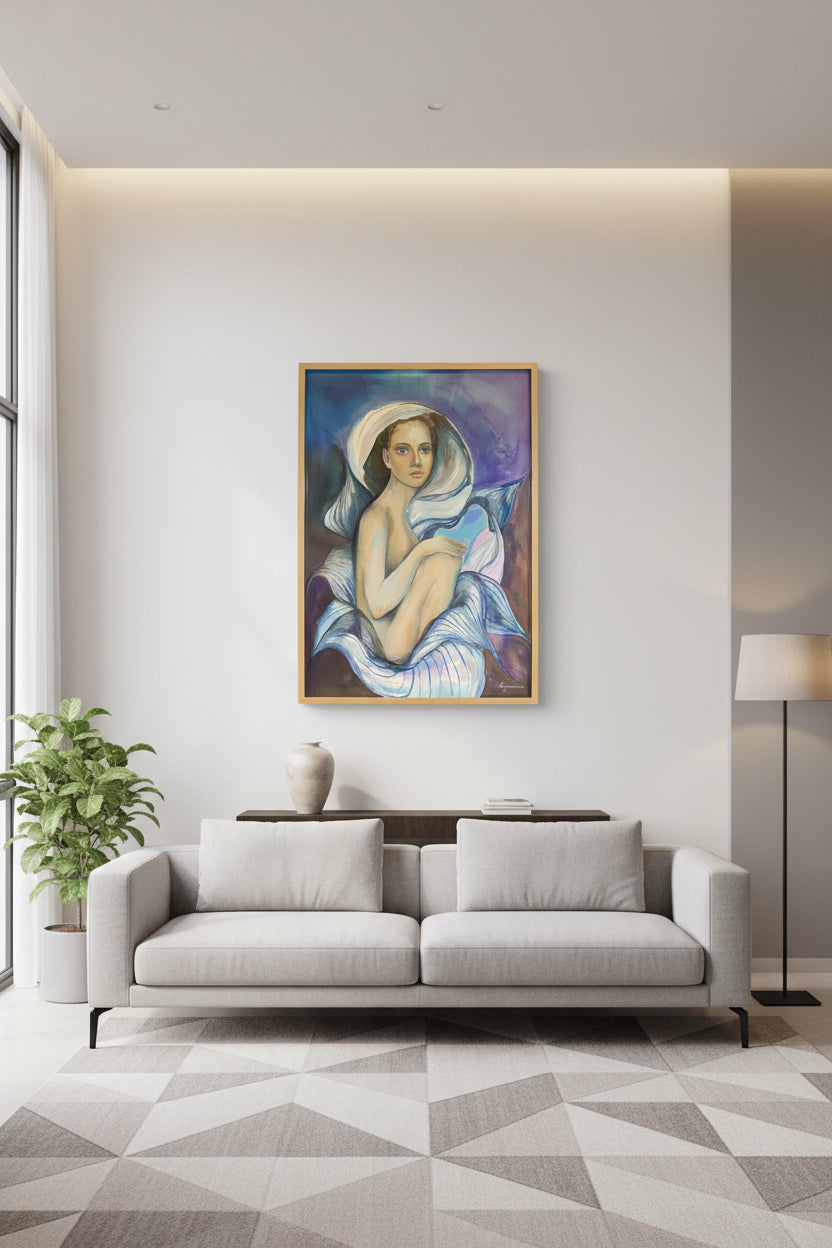 Woman | Original Watercolor 24x36 inches
