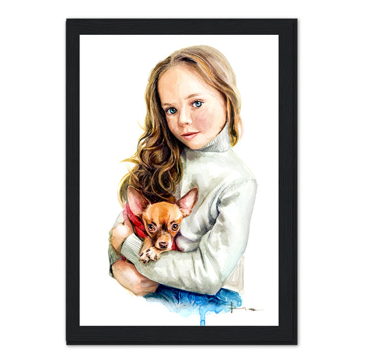 Watercolor portrait 