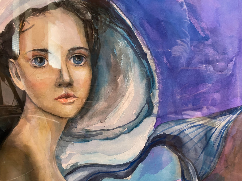Woman | Original Watercolor 24x36 inches