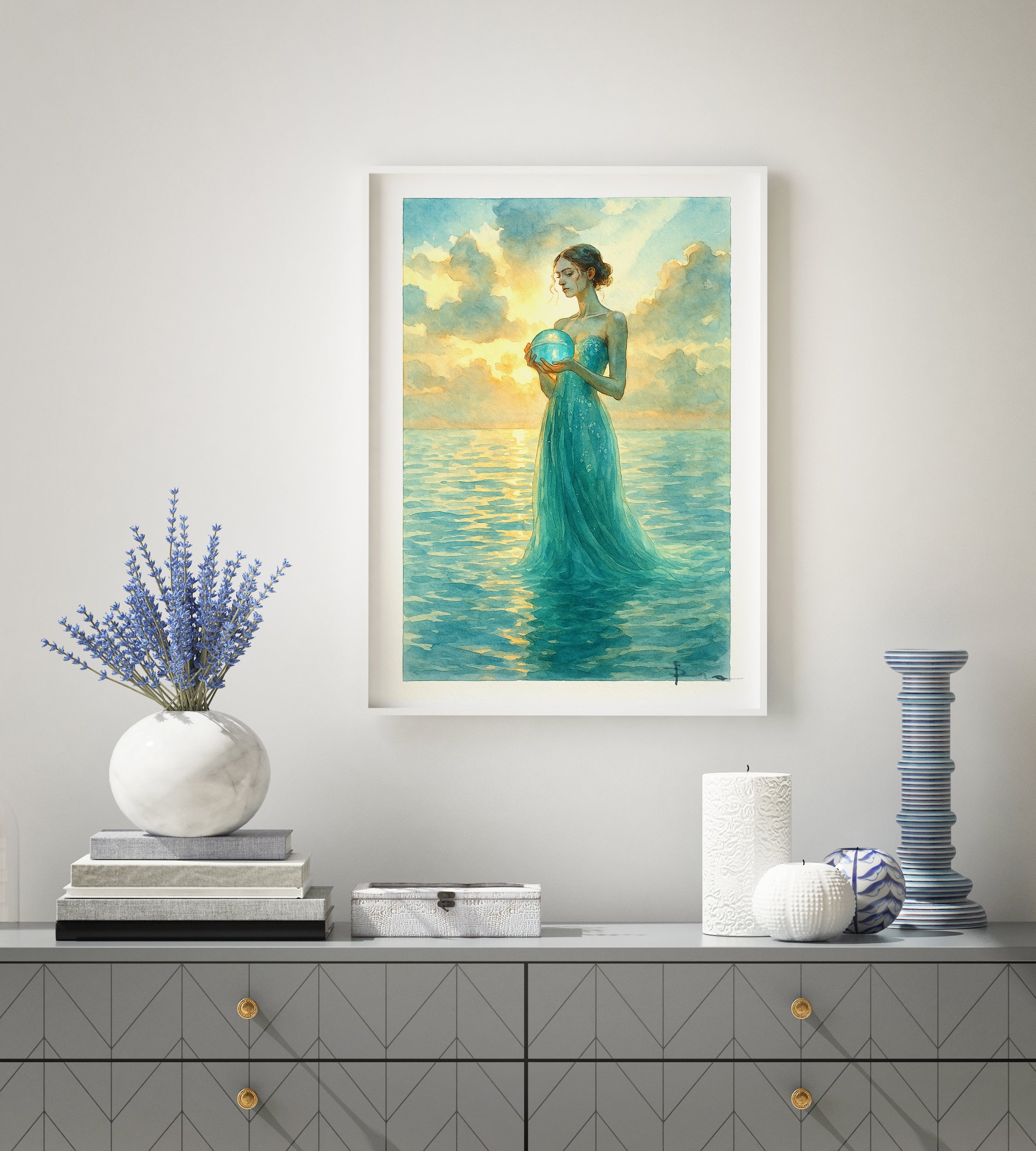 Fortune Teller – Original Watercolor Painting