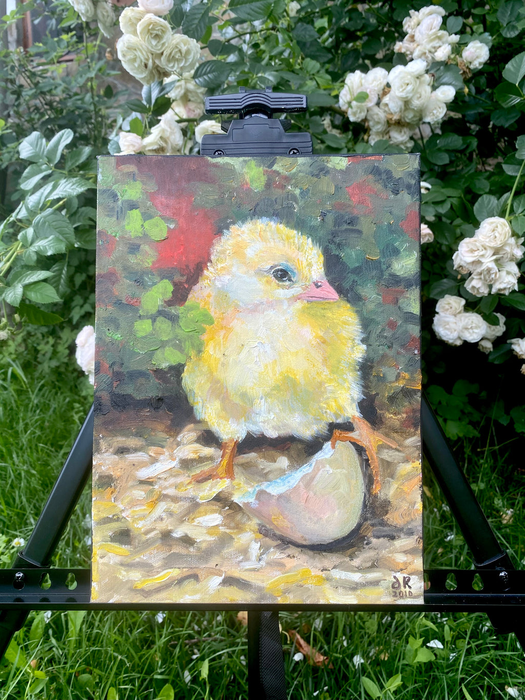 Little Chicken Original Oil Painting – Kitchen & Home Wall Art set of 6