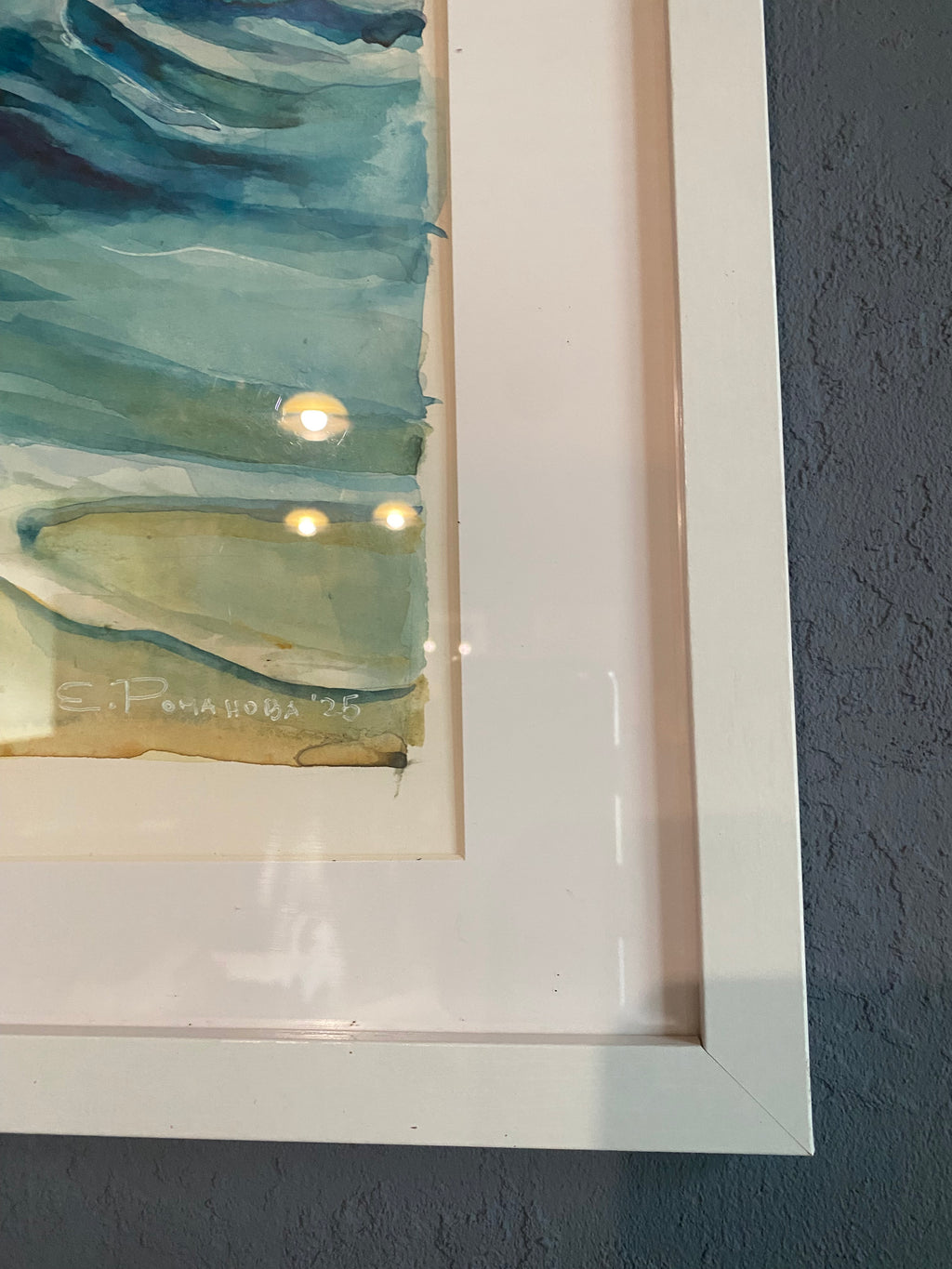 costal wall art fragment of the painting
