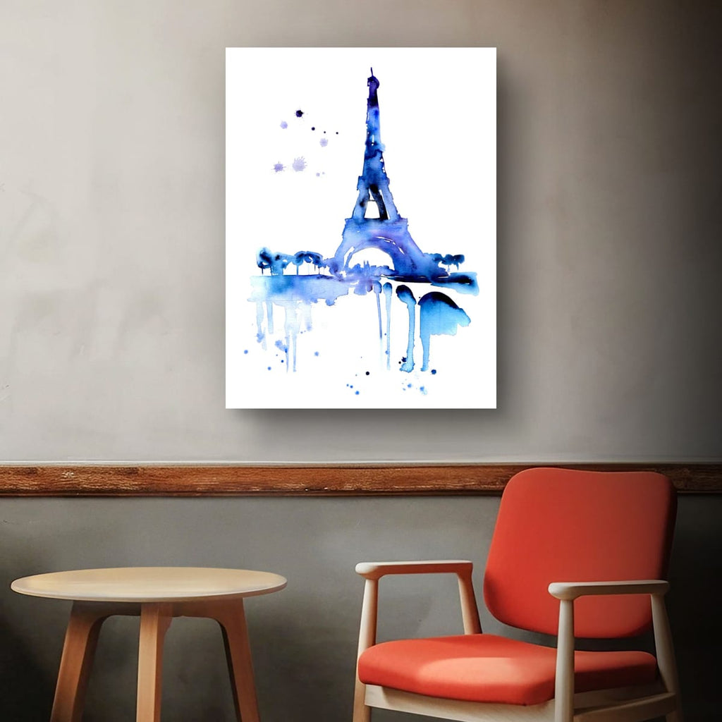 Eiffel Tower Art Print | Watercolor Paris Wall Art
