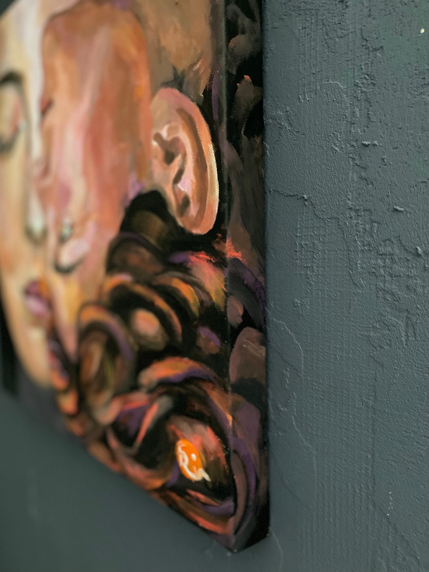 Mother and a son | Original Canvas