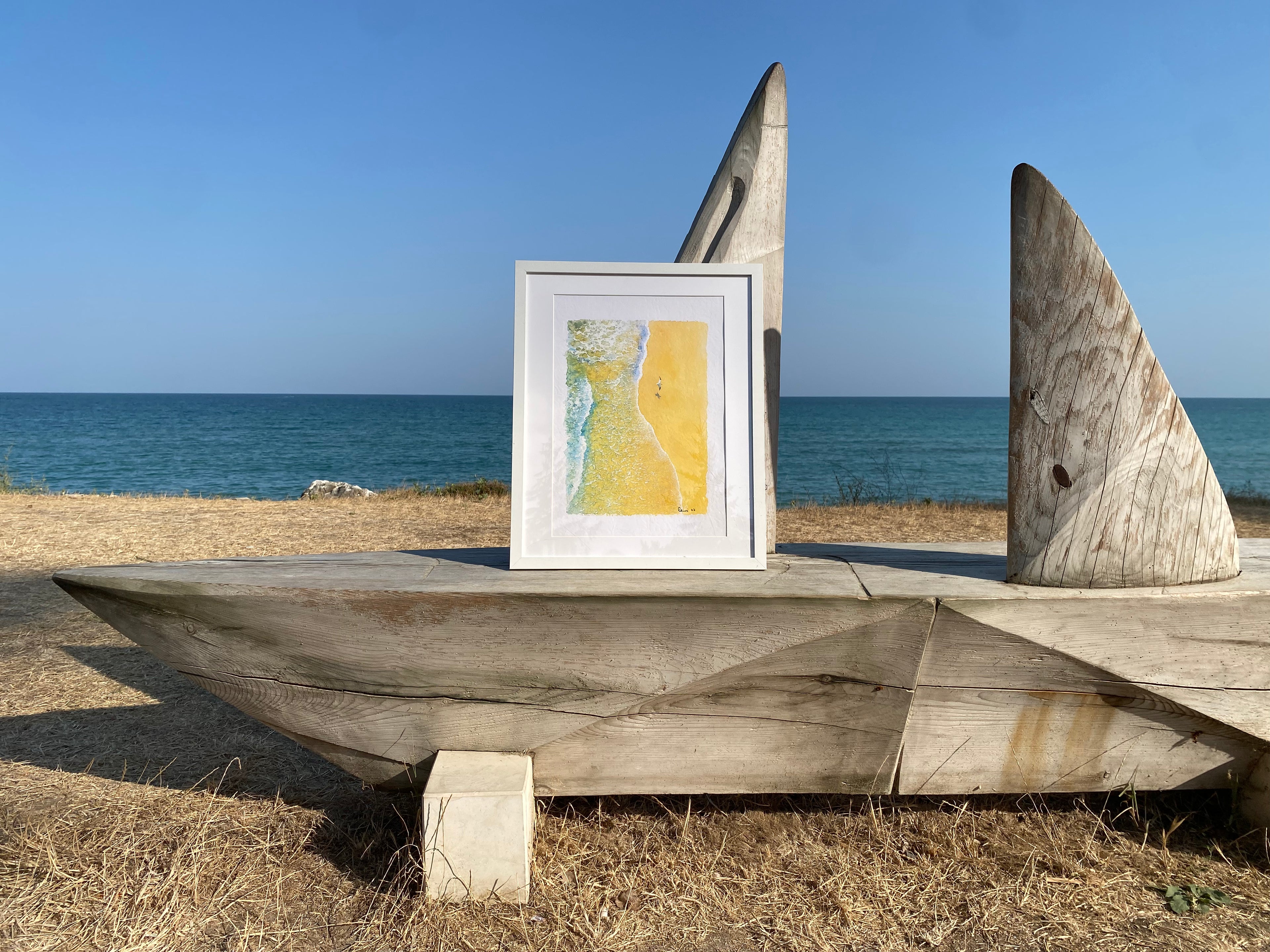 Framed painting Romalenaart