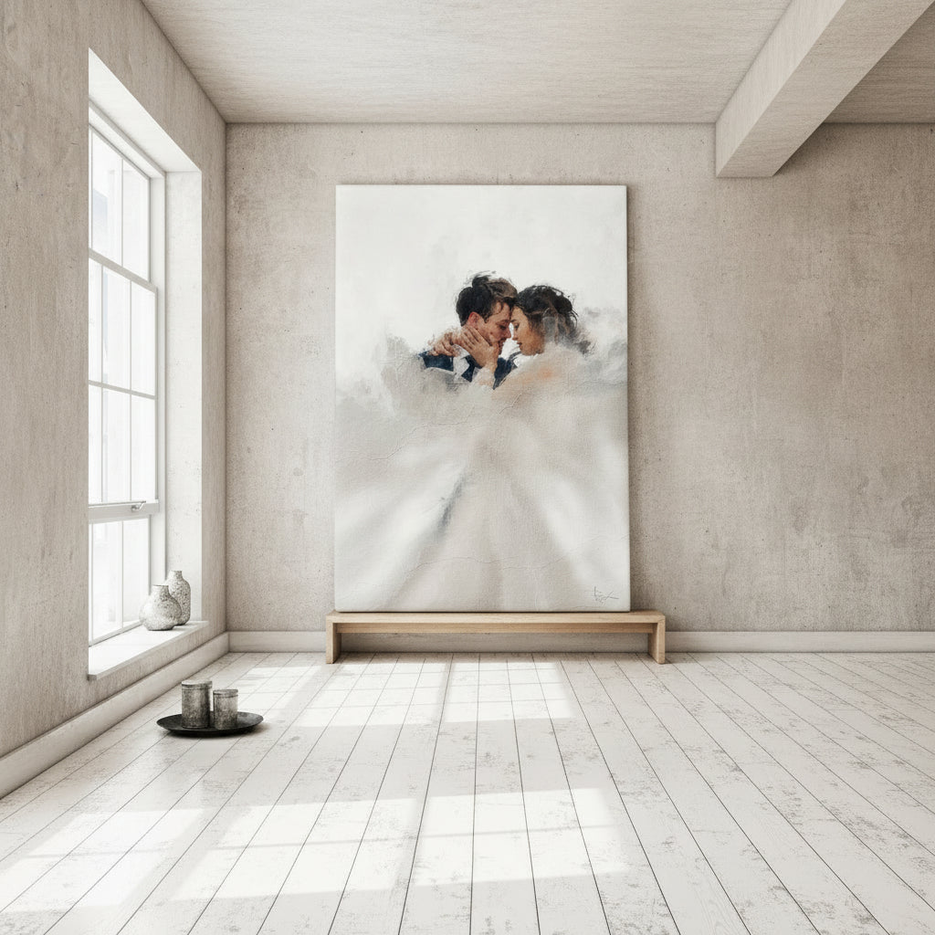 Wedding Portrait painting Romalena Art