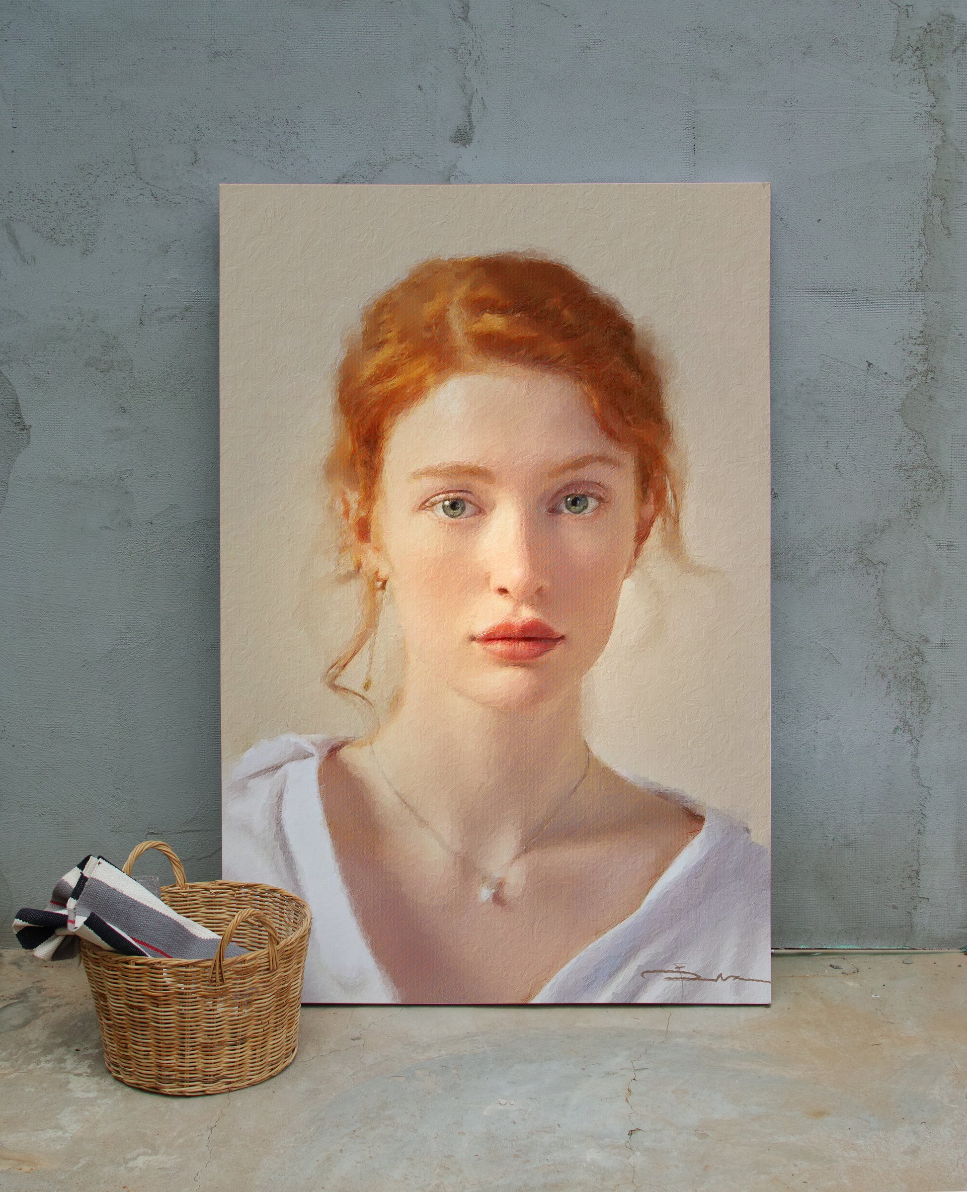Commission portraits on canvas