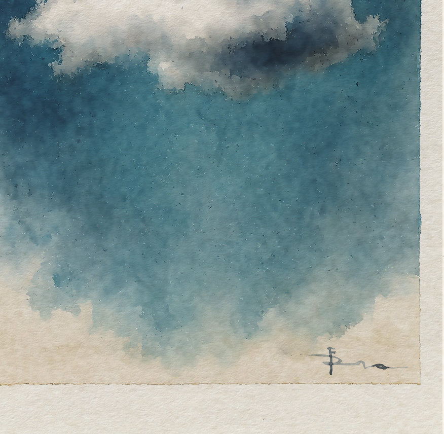 Watercolor painting fragment