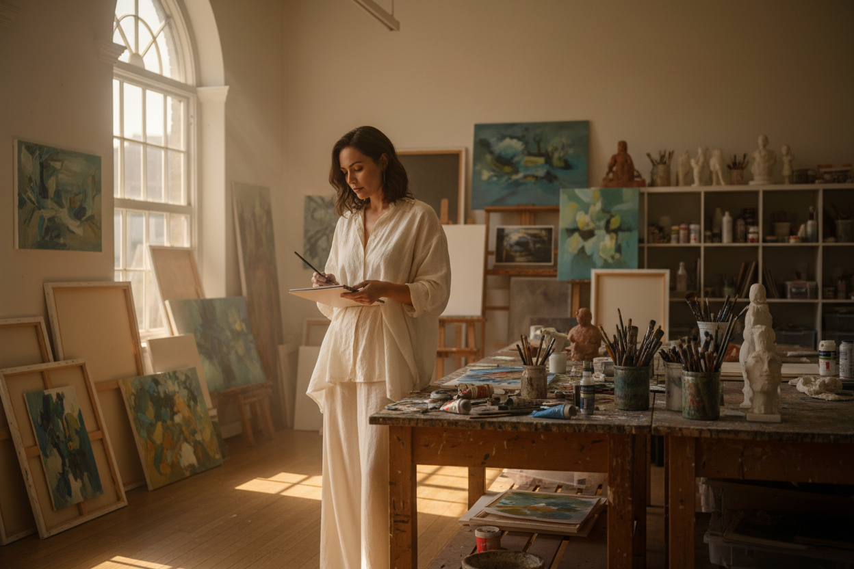 art foto of me in my study cluss