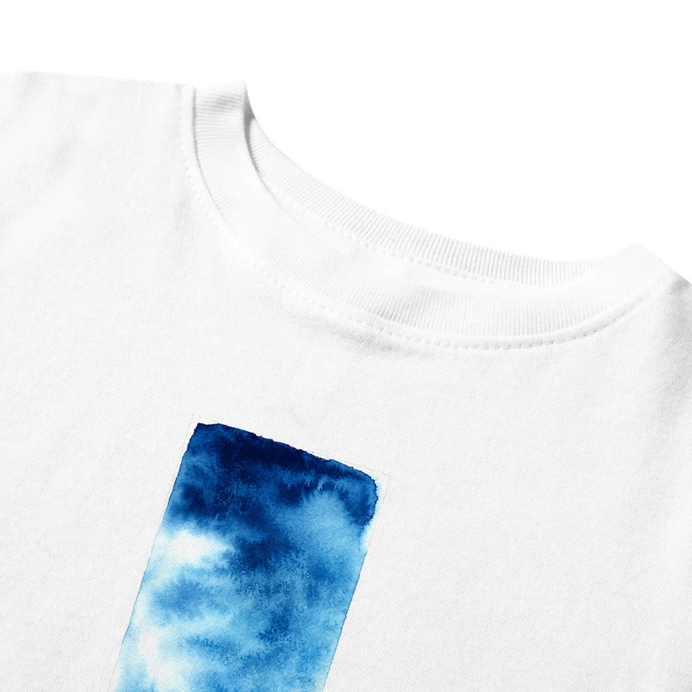 close up watercolor print t-shirt