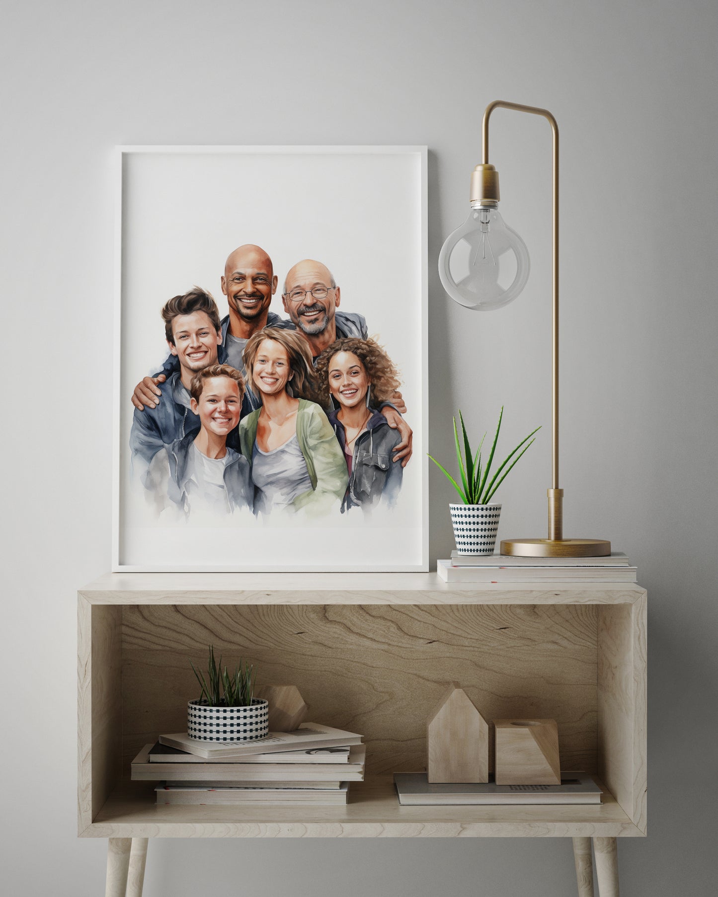 family custom portrait Romalenaart 