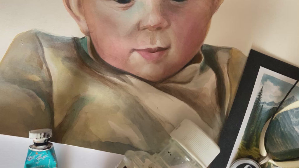 Custom Watercolor Family Portrait