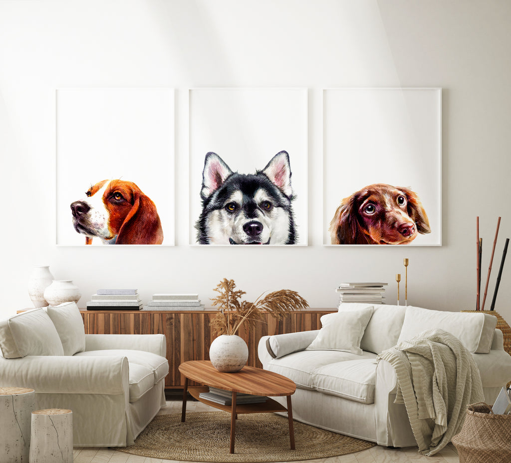 hand-painted pet portrait