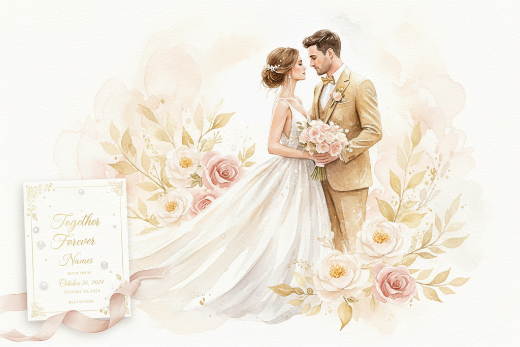 Wedding Watercolor Blog Cover